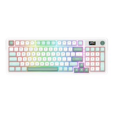 Redragon K719WGB GALATIN RGB PRO Full Sized Wireless Gaming Keyboard – White (RD-K719WGB-RGB-PRO)
