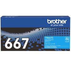 Brother TN-667C Ultra High Yield Cyan Toner Cartridge