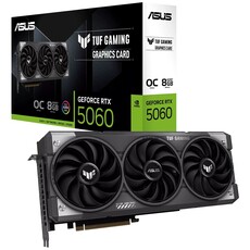 ASUS TUF Gaming GeForce RTX 5060 8GB GDDR7 OC Edition Graphics Card (TUF-RTX5060-O8G)