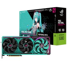 ASUS ROG Astral GeForce RTX 5080 16GB GDDR7 OC Hatsune Miku Graphics Card (ROG-ASTRAL-RTX5080-O16G-M)