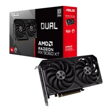 ASUS Dual Radeon RX 9060 XT 16GB GDDR6 Graphics Card (DUAL-RX9060XT-16G)