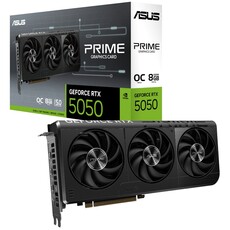 ASUS Prime GeForce RTX 5050 8GB GDDR6 OC Edition Graphics Card (90YV0N70-M0NA00)