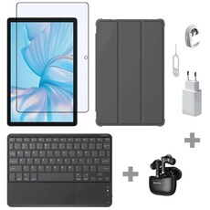 Blackview Tab 90 LTE Tablet Bundle - Unisoc T606 / 10.9″ HD Touch / 8GB RAM / 128GB Storage / 4G LTE / Android 14 / Ink Grey
