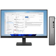 Lenovo ThinkCentre neo 50q Gen 5 Desktop PC (13B90059SA) + Lenovo ThinkVision S24-4e 23.8-inch Full HD IPS Monitor (64B5KAT1SA)
