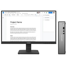 Lenovo ThinkCentre neo 50q Gen 5 Desktop PC (13B90053SA) + Lenovo ThinkVision S22-4e 21.5-inch Full HD IPS Monitor (64CBKAT6SA)
