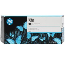HP 738 300ml Black DesignJet Ink Cartridge (498N8A)