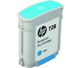 Genuine HP 728 40ml Cyan DesignJet Ink Cartridge (F9J63A)