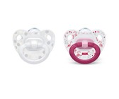 Nuk - 150ml FC Bottle Silicone Teat size 1 - Rose Rabbit