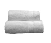 Dreyer Luxury 630gsm White Bath Sheet & Hand Towel Set