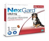 NexGard Chewables Tick & Flea Control for Small Dogs - 3 Tablets