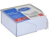 Bantex Memo Half Cube Plastic Holder - White