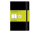 Moleskine Soft Black Extra Large Plain (19 x 25cm Softcover)