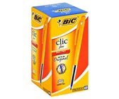 BIC Clic Fine Ball Point Pen - Blue (Box of 60)