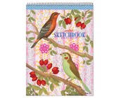 eeBoo Creative Art Sketchbook - Birds & Berries