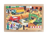 Beleduc Germany Frame Puzzle Construction Site 24 Pieces size 270 x 10 x 400 mm