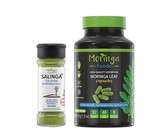 Moringa Leaf Powder Capsules and Salinga Kalahari Salt Combo