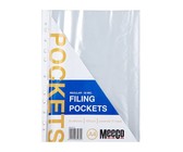 Meeco A4 30micron Filing Pockets - 100 Pack