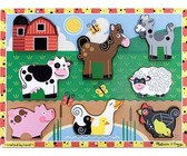 Headu Montessori Touch Puzzle The Farm - 2 Piece