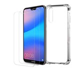 Tekron Protective Shockproof Gel Case for Huawei P Smart (2019) - Clear