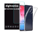 Digitronics Tempered Glass and Protective Clear Case for Xiaomi Redmi 4A