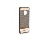 Dlons Navy & Cream Pinstripe TPU Case for Samsung S9