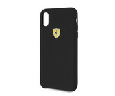 Ferrari - Sf Silicone Case W Logo Shield for iPhone X - Black