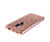 PU Leather Wallet with Phone & Money Compartment - Rose Gold