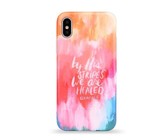 We Love Gadgets Flip Canvas Cover With Card Slots iPhone XS Max Pink