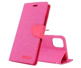 We Love Gadgets Flip Canvas Cover With Card Slots iPhone XS Max Pink