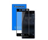 Tekron Full Coverage Tempered Glass for Samsung Galaxy J6 Plus - Black