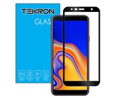 Tekron Full Coverage Tempered Glass for Samsung Galaxy J6 Plus - Black