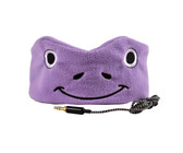 CozyPhones Kids Headphones Volume Limited Frog - Purple