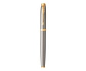 Parker: IM White Chrome Trim Rollerball Pen - Fine Nib (Black Ink)