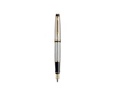 Parker: Sonnet Chiselled Silver Pink Gold Trim Ball Pen - Medium Nib (Black Ink)