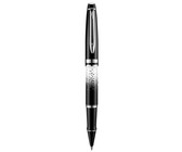 Parker: IM Premium Warm Silver Gold Trim Fountain Pen - Medium Nib (Blue Ink)