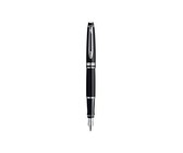 Parker: Sonnet Chiselled Silver Pink Gold Trim Ball Pen - Medium Nib (Black Ink)