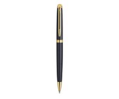 Parker: IM Premium Warm Silver Gold Trim Fountain Pen - Medium Nib (Blue Ink)