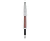 Parker: Sonnet Stainless Steel Gold Trim Fountain Pen - Medium Nib (Black Ink)