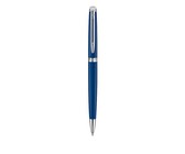 Parker: IM Premium Warm Silver Gold Trim Fountain Pen - Medium Nib (Blue Ink)