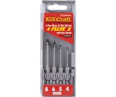 Alpen Masonry Drill Bit Set 8 Piece Long Life 3-10mm