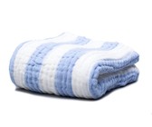 Miilk Swaddling & Receiving Blankets Oxford Stripe