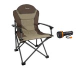 Oztrail Coolum 5 Position Padded Arm Chair - 150kg