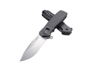 Enlan - Bald Damascus G10 Liner Lock Tin - Black