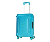 3 Piece Blue Star Luggage Set - Silver