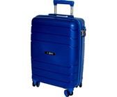 3 Piece Blue Star Luggage Set - Silver