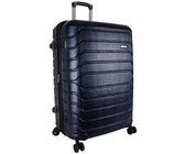 3 Piece Blue Star Luggage Set - Silver