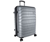 3 Piece Blue Star Luggage Set - Silver