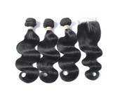 Beau Diva 18 inches x3 Brazilian Body Weaves & Closure