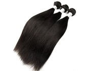 Wendy Queen Straight Hair 3 bundles with a 4x4 three part closure - 20 Inch