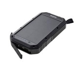 SIXTEEN10 Halo Wireless Solar Power Bank with Light - Black